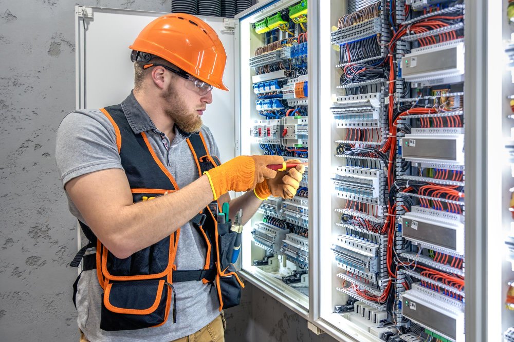 electrician working